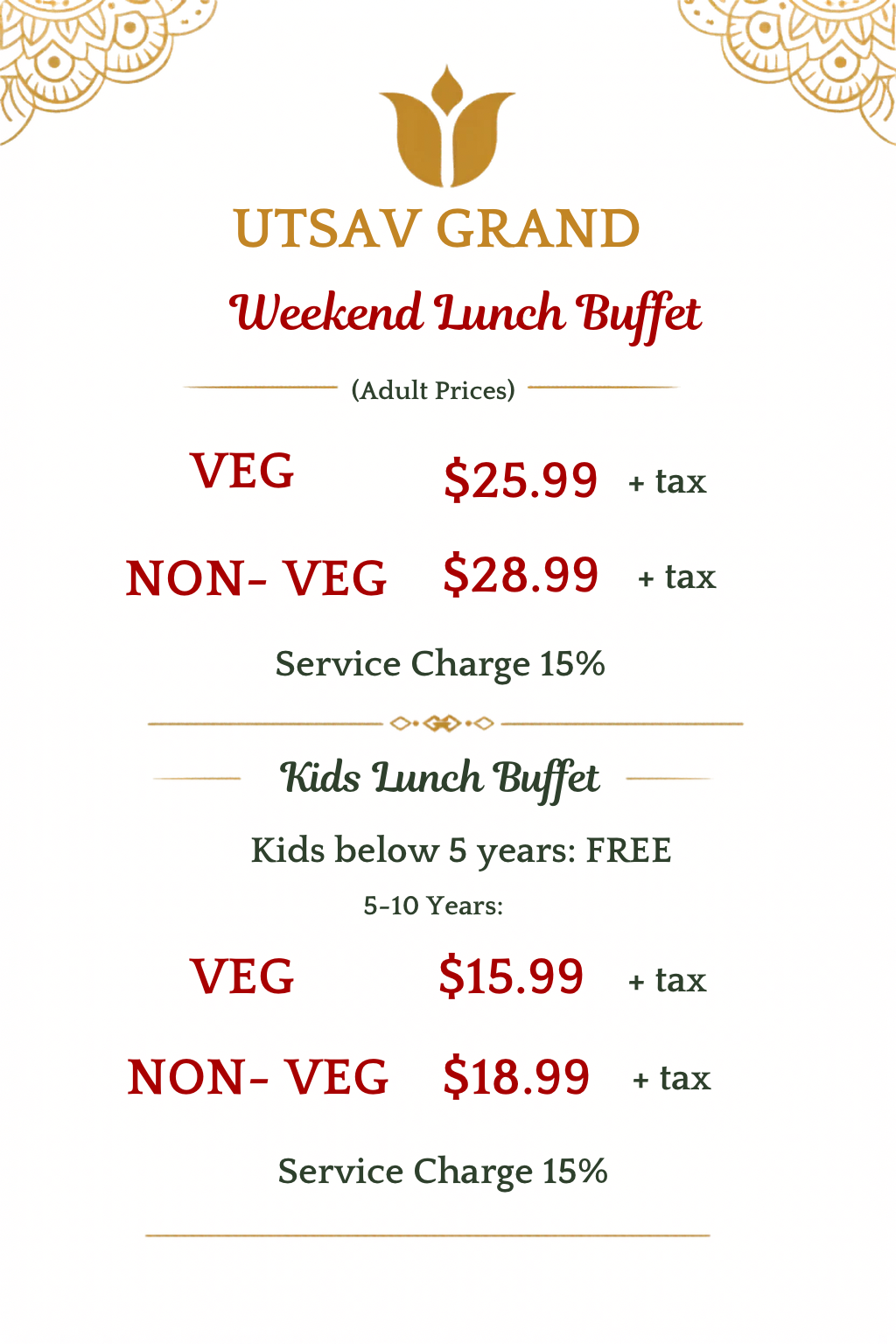 Copy of Mother’s Day Lunch Buffet