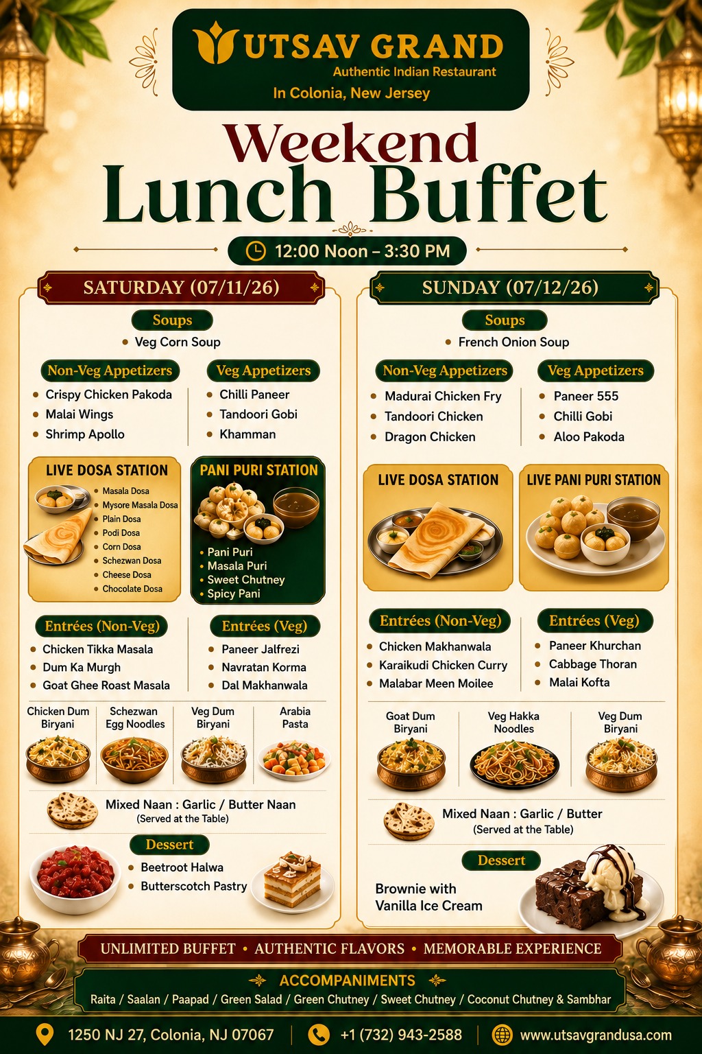 Premium Indian Buffet